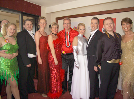 BBC Radio Cornwall presenters with their dancing partners 