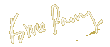 Bruce's signature