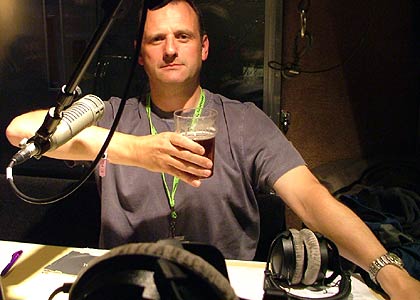 Mark Radcliffe at the Cambridge Folk Festival