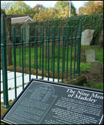 The 'nine men of Madeley' tomb in St Michael's churchyard