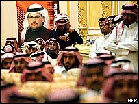 Eleitores na Arábia Saudita