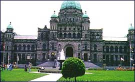 Victoria Parliament, Vancouver Island.