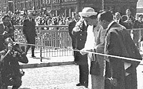 Opening of the Queen's Bridge in Belfast 1966