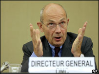 O diretor-geral da Organização Mundial do Comércio, Pascal Lamy
