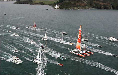 Ellen departs Falmouth