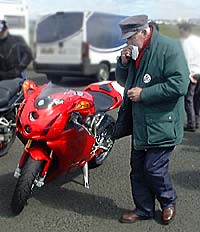 If only I were 40 years younger...  The flagship Ducati 999