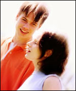 Teenage couple