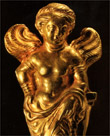 Gold statue of Aphrodite