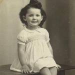 Sandra as a child