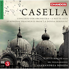 Review of Concerto for Orchestra / A Notte Alta / Symphonic Fragments from ‘La donna serpente’ (piano: Martin Roscoe; Gianandrea Noseda; BBC Philharmonic; leader: Yuri Torchinsky)