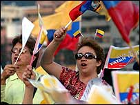 Protestos em Quito