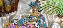 Krishna being rocked