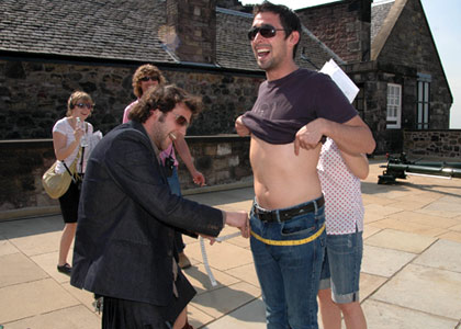 Thursday - Ghost hunting and Edinburgh Castle