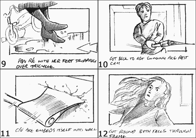 Storyboards created by Douglas Ingram