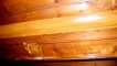 Marking where the Shebeen's old bar post was