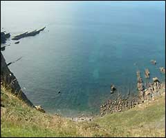 Cove near Hartland Point