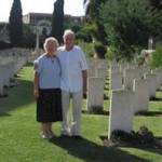 Jonathan and Joan Wilkinson at the Beja Commonwealth War Cemetery on 3rd November 2005. So many young soldiers from the Hampshires, Leicesters and RA were fatally wounded at the Battle of Sidi Nsir and now lie at rest in Beja. Jonathan and Joan Wilkinson at the Beja Commonwealth War Cemetery on 3rd November 2005. So many young soldiers from the Hampshires, Leicesters and RA were fatally wounded at the Battle of Sidi Nsir and now lie at rest in Beja.