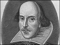O dramaturgo inglês William Shakespeare