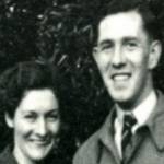 Bill and Jean Dowding in 1947 in Cheltemham. just thankful for the  twist of fate that changed their lives.