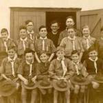 20th Mitcham Scout Troop, Easter Monday 1945.  Colin and Alan Anderson in back row.