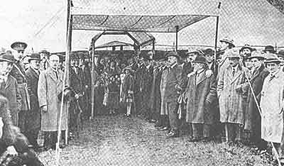 The first sod on the construction of Silent Valley was cut by Lord Carson on 10th October 1923
