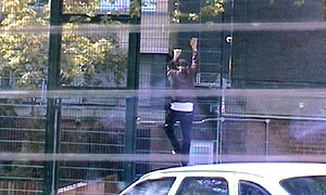 Inside Out filmed patients climbing a hospital fence