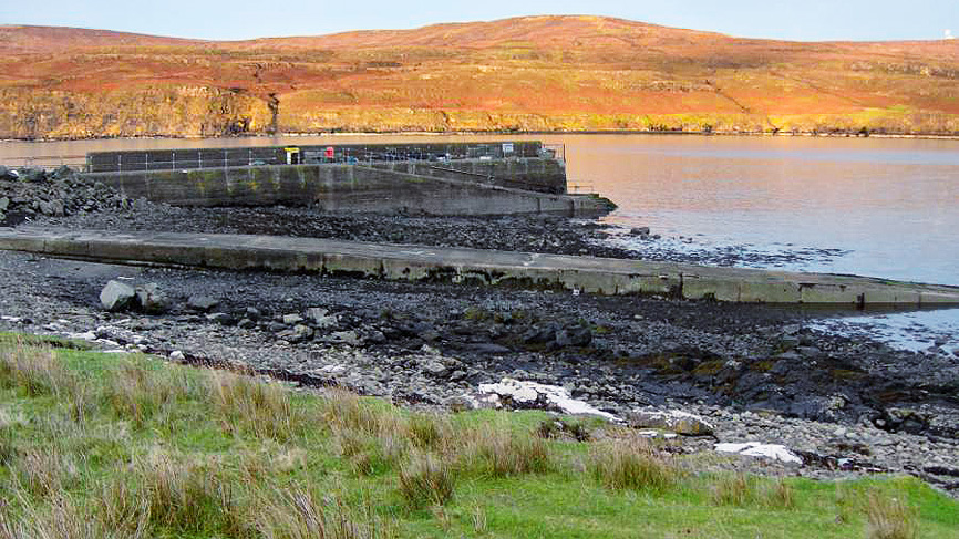 The pier at Meanish.