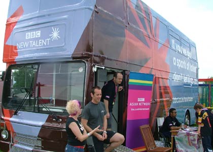 BBC New Talent Bus
