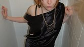 Black backless... Black backless...