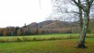 The park and field behind the cathedral in Dunkeld.