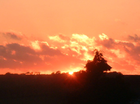Sunset in Polruan