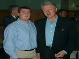A loyal listener with the ex-Pres