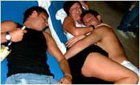 Asleep on the beach