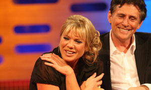 Letitia Dean and Gabriel Byrne