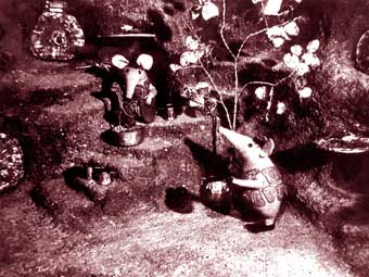 The Clangers and blue string pudding