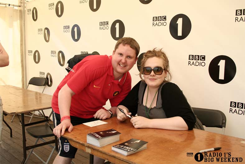 Signing sessions with Adele