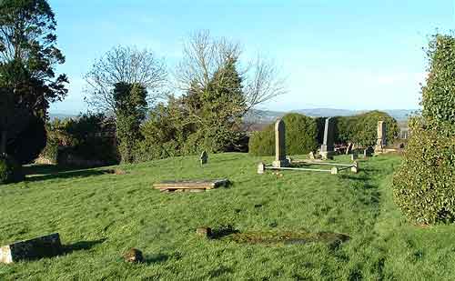 View of Leckpatrick Graveyard near Strabane, Co.Tyrone