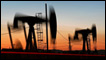 Nodding donkeys at a Californian oil rig