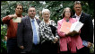 Grupo de vítimas de abusos - Mark Fabbro, Chris Daly, Sue Cox, Margaret Kennedy e Peter Saunders