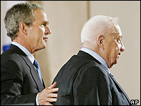 Bush ve Şaron