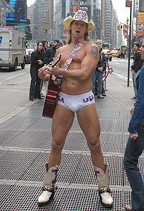 Cowboy busker