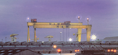 Samson & Goliath, the Cranes at H&W Shipyard, Belfast
