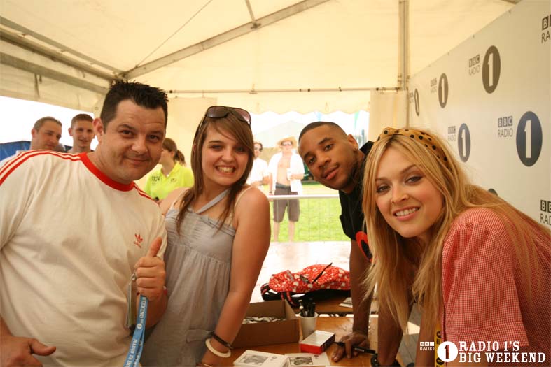 Signing sessions with Fearne and Reggie