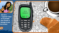 Les étrangers: Téléphone portable 