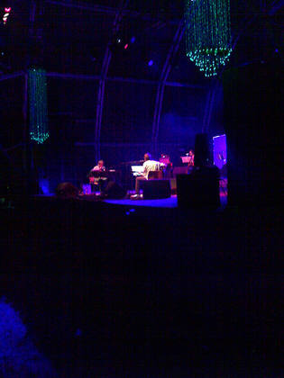 The view onstage from backstage