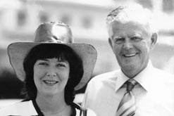 Judith Garfield Todd and her father Sir Garfield Todd