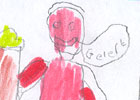Llywelyn yn galw enw Gelert wrth hela