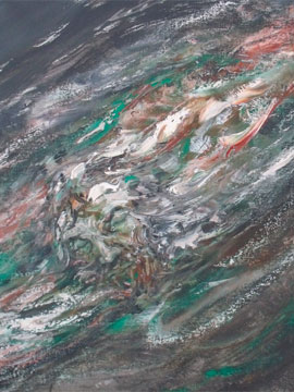 'Good Friday (Christ of the Waves)', 2004. Maggi Hambling