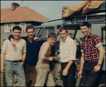 Men and Land Rover