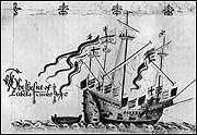 The ship Jesus of Lubeck
